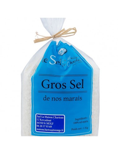 Gros sel marin de Guérande Maison Charteau, 1kg 