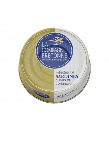 Rillettes de sardines cumin et coriandre, 78gr