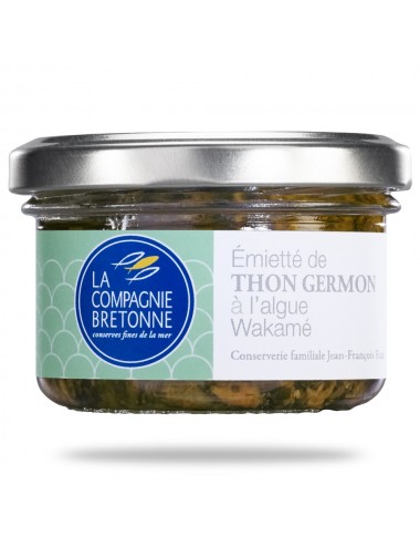Emietté de Thon Germon à l'algue Wakamé, 90gr
