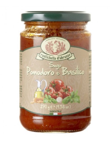 Sauce tomate et basilic Rustichella, 270gr