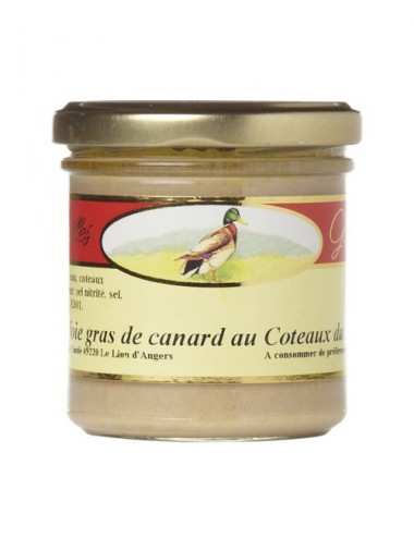 Bloc de foie gras de canard aux Coteaux du Layon, Verrine 125gr