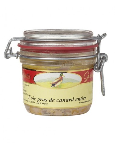 Foie gras de canard entier à la fleur de sel de Guérande, Verrine 180gr