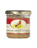 Emietté de canard au foie gras