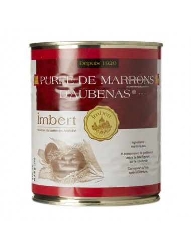 Purée de marrons d'Aubenas Imbert , Boîte 875gr
